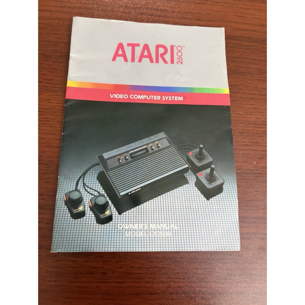 INSTRUCTION MANUAL ONLY - Atari 2600 Video Computer System Model CX2600 - 1983